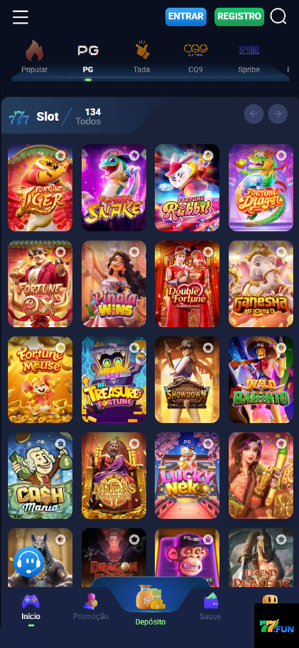 Prêmios Jogos 77fun.com